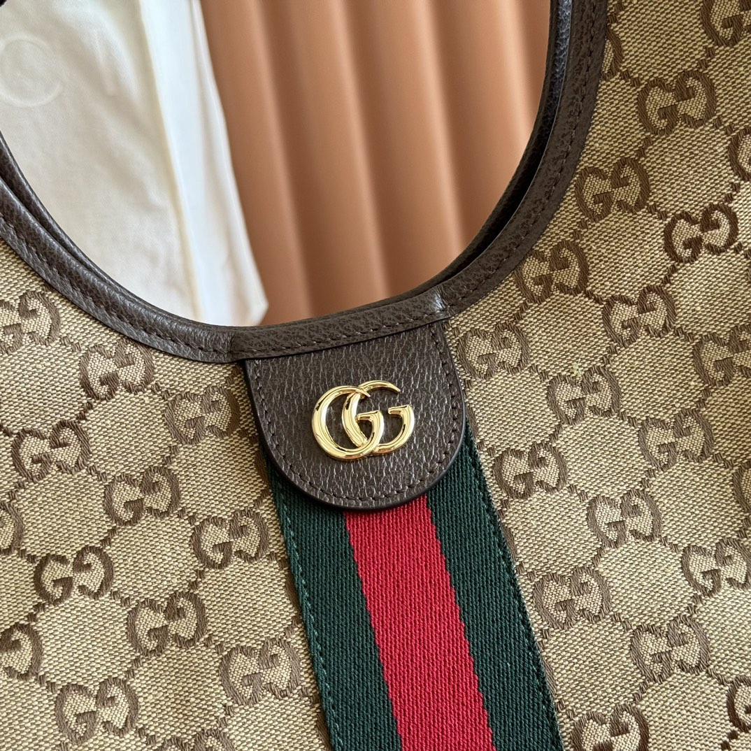 Gucci Ophidia GG Monogram Denim Tote Bag Gucci Ophidia GG Monogram Denim Tote Bag