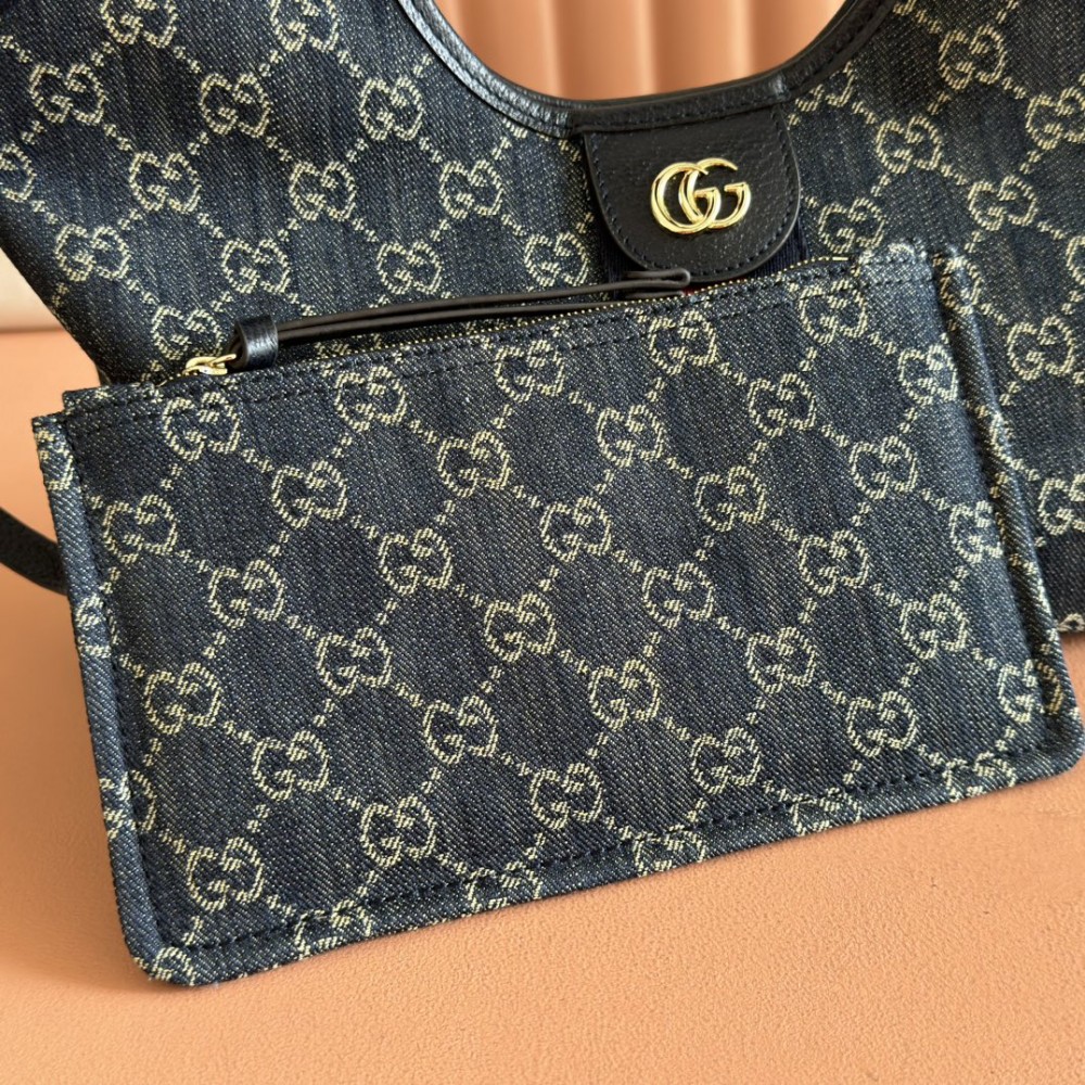 Gucci Ophidia GG Monogram Denim Tote Bag Gucci Ophidia GG Monogram Denim Tote Bag