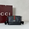 Gucci Ophidia GG Monochrome Dark Small Crossbody Bag Gucci Ophidia GG Monochrome Dark Small Crossbody Bag