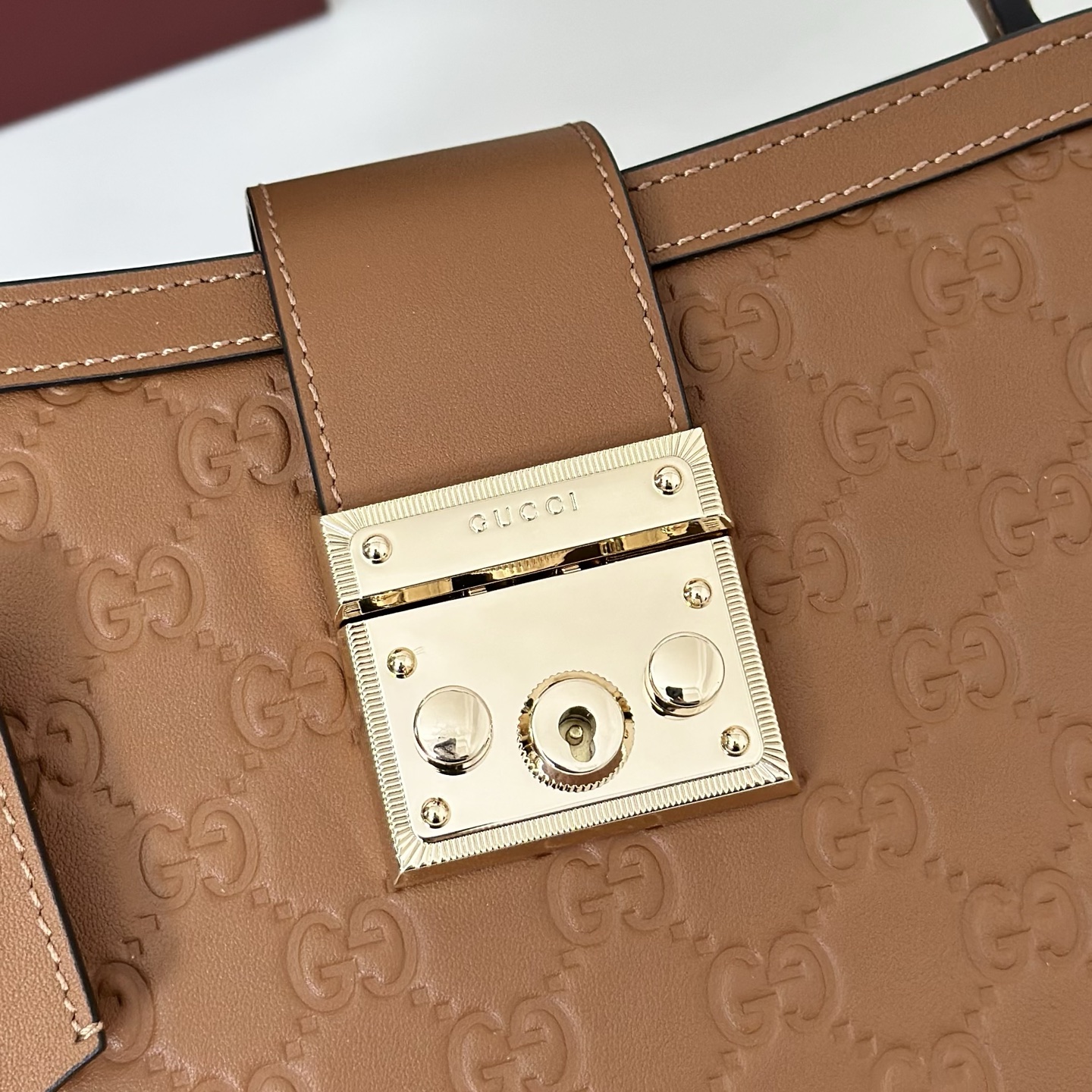 Gucci Padlock Brown Crossbody Bag