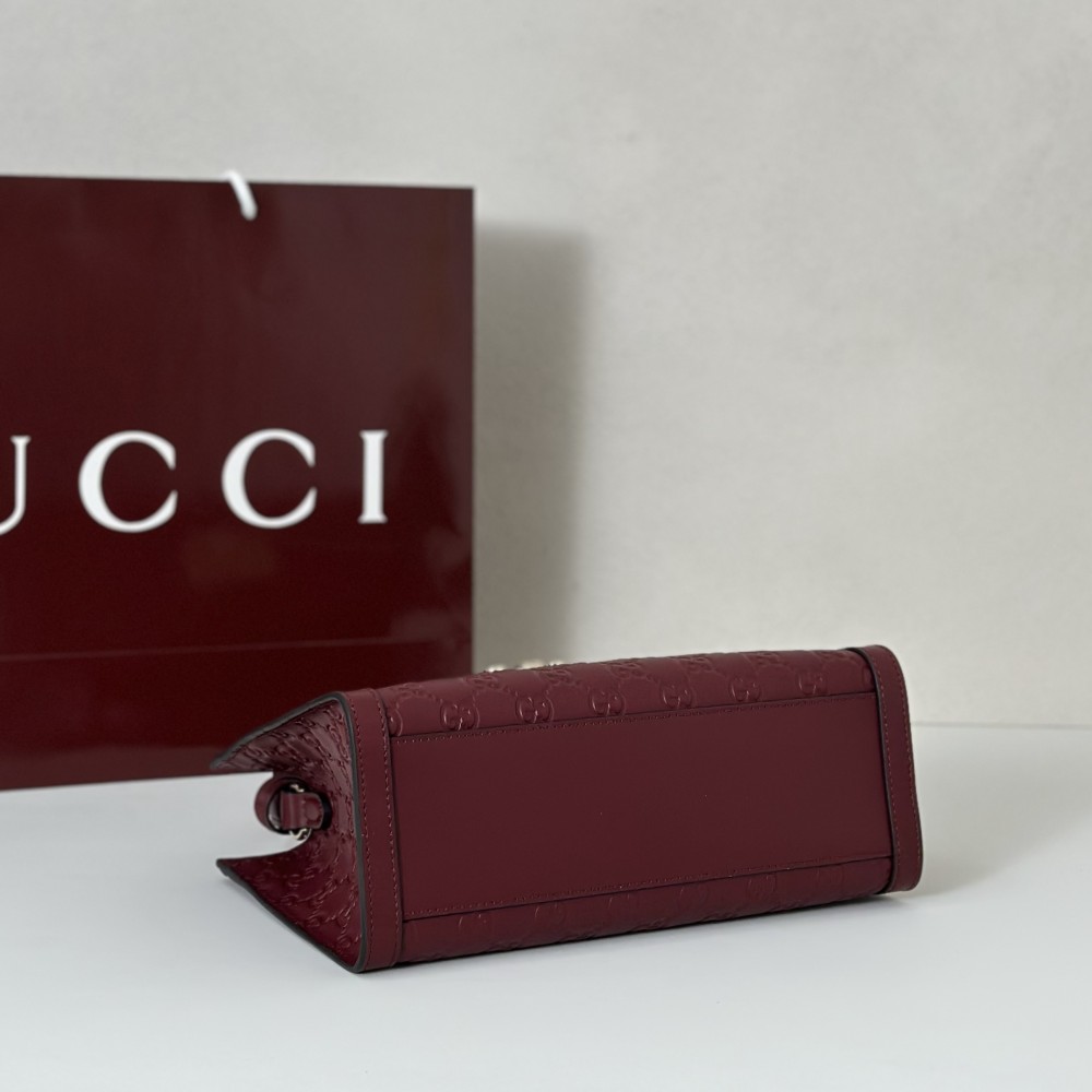 Gucci Padlock series dark red handbag crossbody bag Gucci Padlock series dark red handbag crossbody bag