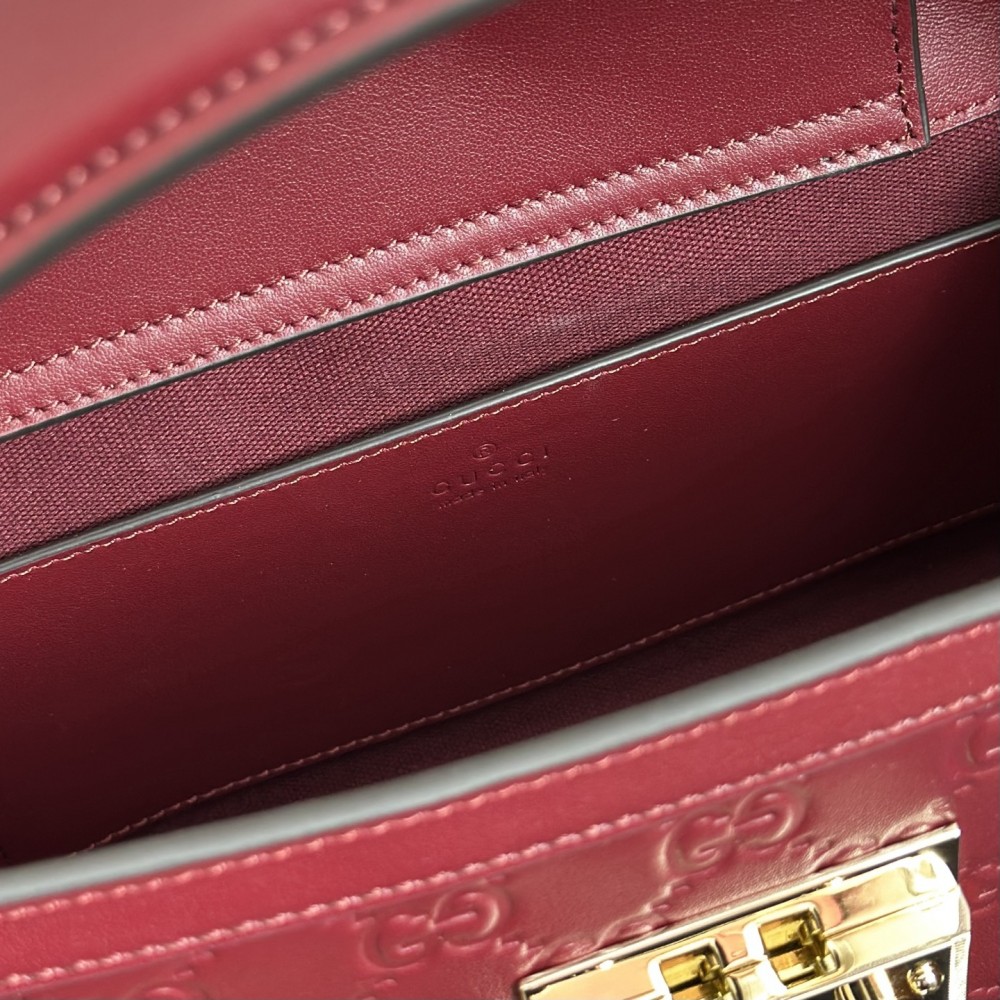Gucci Padlock series dark red handbag crossbody bag Gucci Padlock series dark red handbag crossbody bag