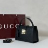 Gucci Padlock series bright black handbag crossbody bag Gucci Padlock series bright black handbag crossbody bag