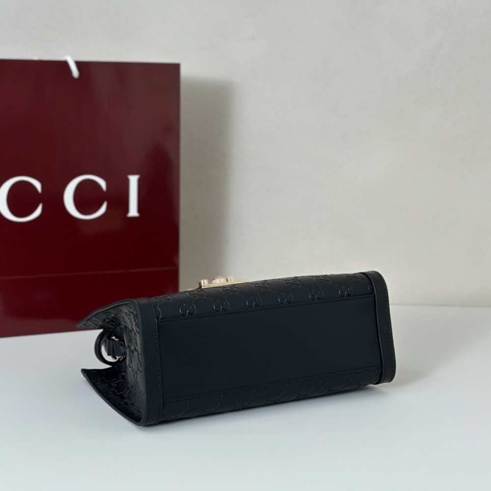 Gucci Padlock series bright black handbag crossbody bag Gucci Padlock series bright black handbag crossbody bag