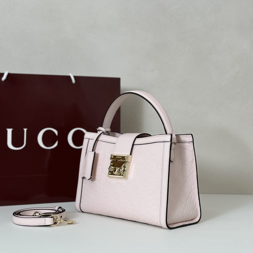 Gucci Padlock series light pink handbag crossbody bag Gucci Padlock series light pink handbag crossbody bag