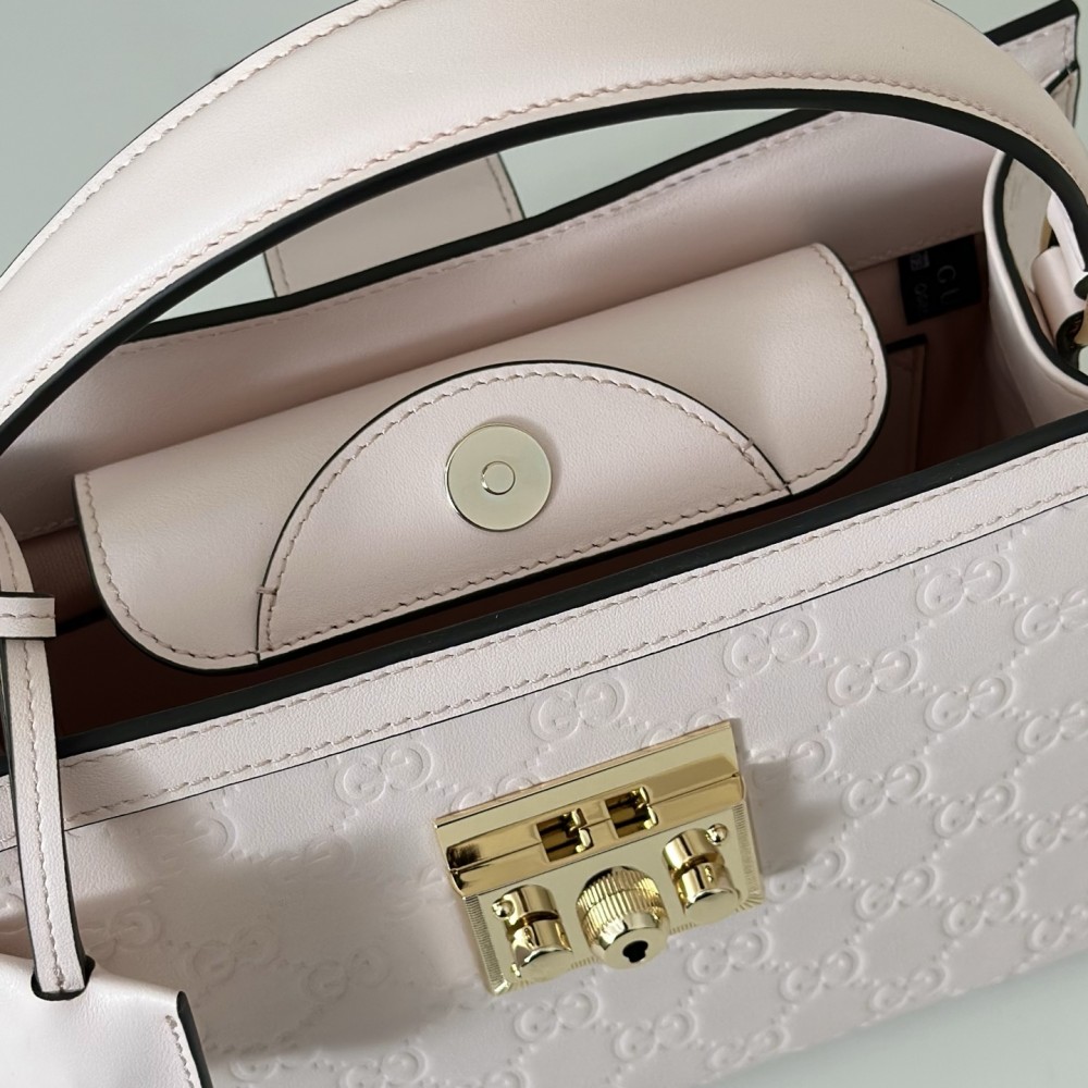 Gucci Padlock series light pink handbag crossbody bag Gucci Padlock series light pink handbag crossbody bag