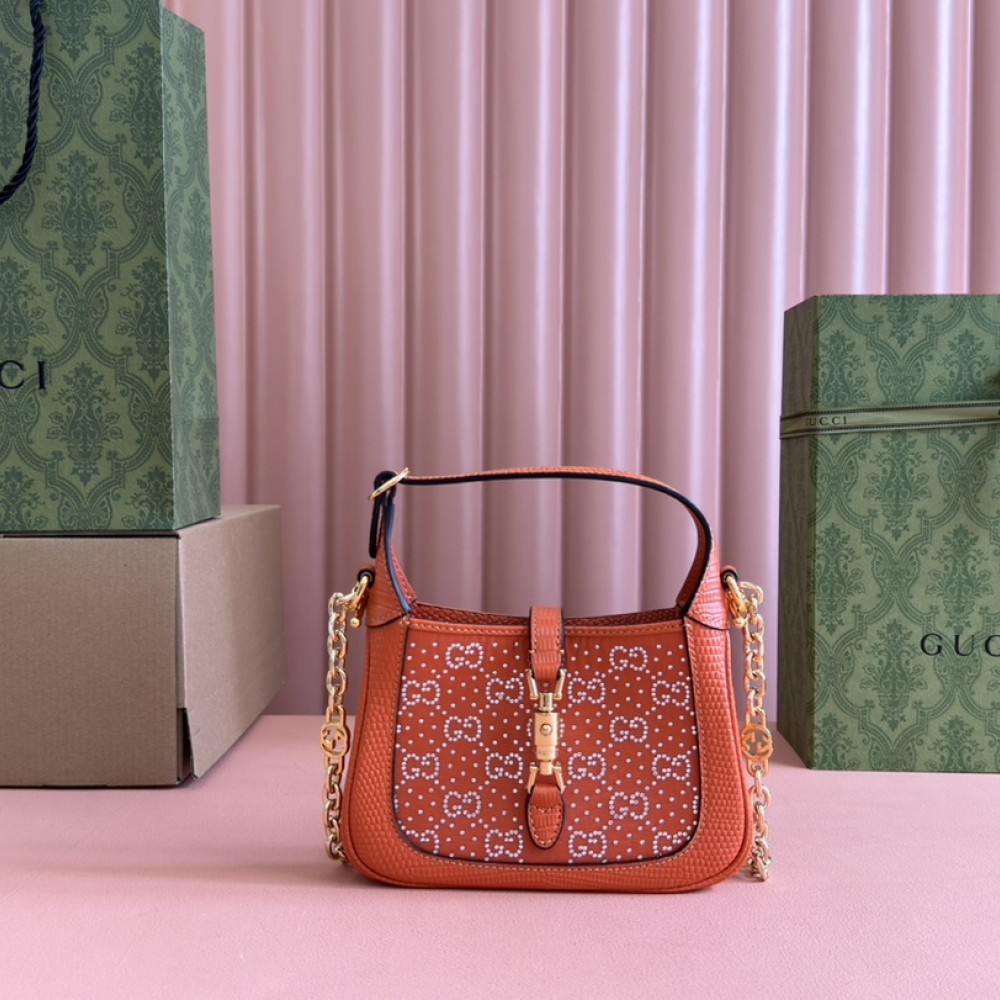 Gucci Jackie 1961 series mini red handbag Gucci Jackie 1961 series mini red handbag