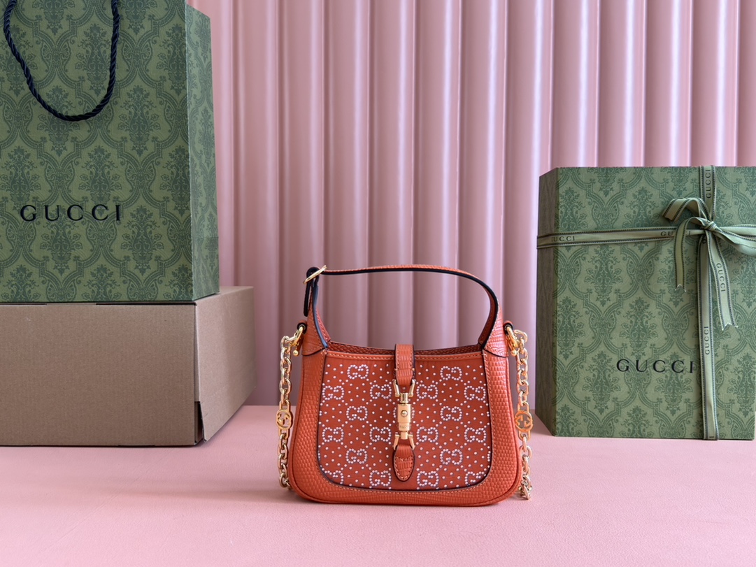 Gucci Jackie 1961 series mini red handbag Gucci Jackie 1961 series mini red handbag