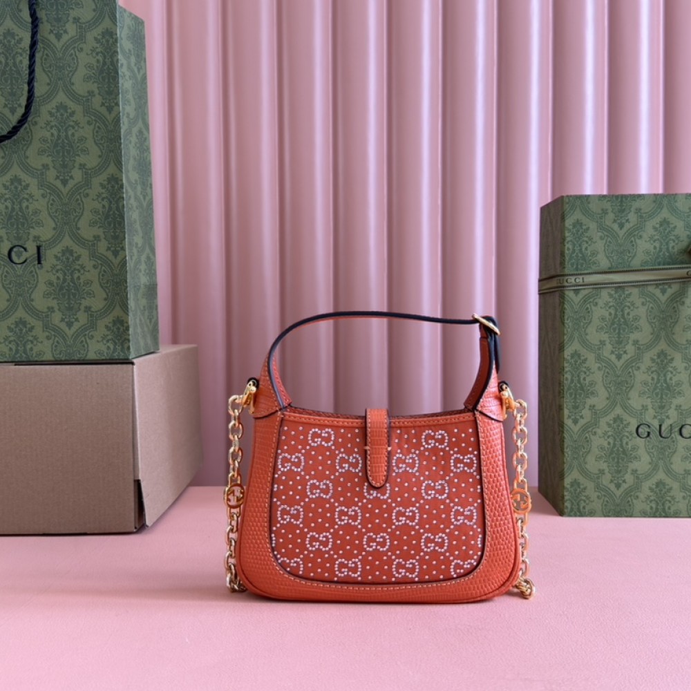 Gucci Jackie 1961 series mini red handbag Gucci Jackie 1961 series mini red handbag