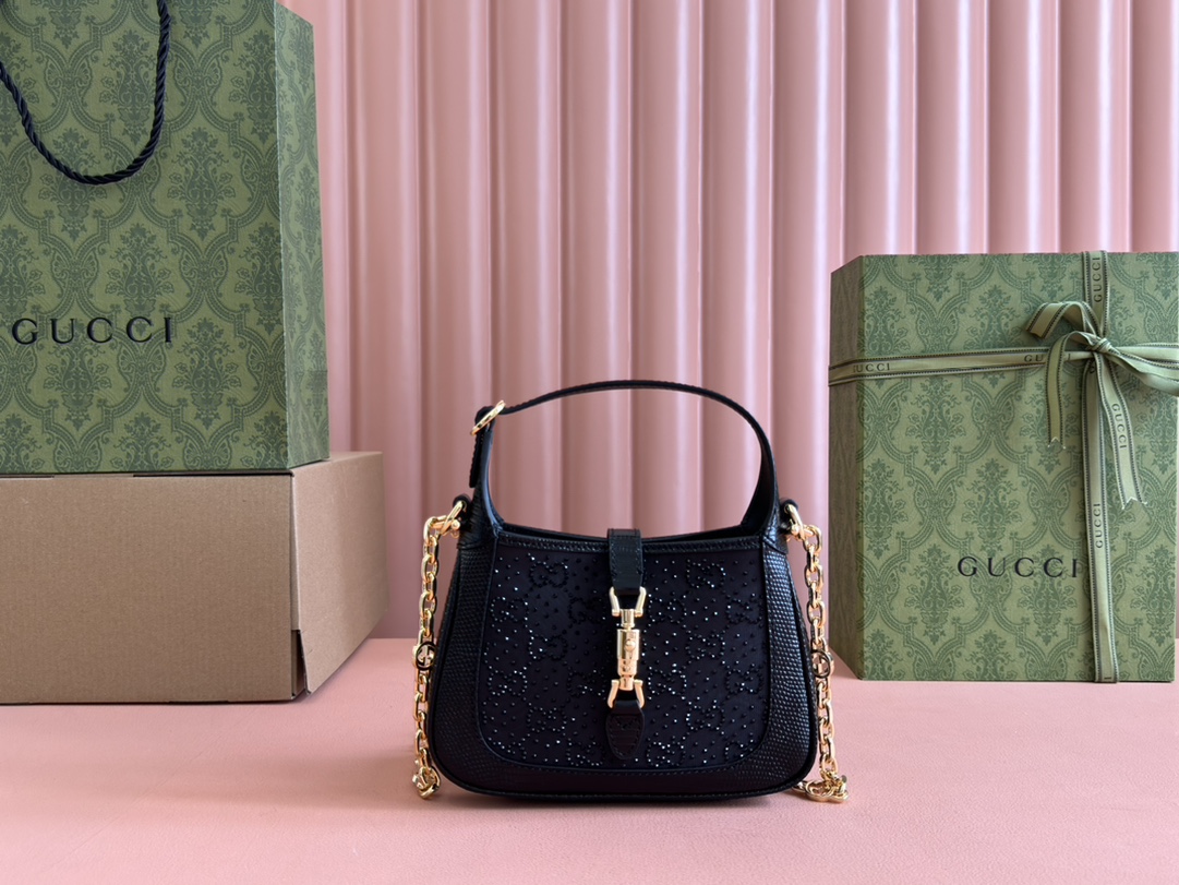 Gucci Jackie 1961 series mini black handbag Gucci Jackie 1961 series mini black handbag