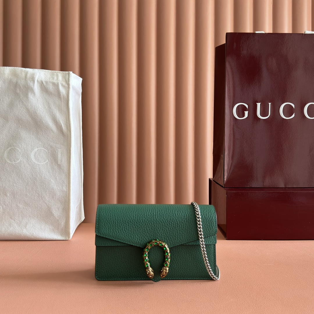 GUCCI Dionysus Series Green Chain Bag GUCCI Dionysus Series Green Chain Bag