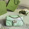 Gucci GG Marmont Mint Green Quilted Chain Bag Gucci GG Marmont Mint Green Quilted Chain Bag