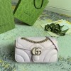 Gucci GG Marmont Ivory Quilted Chain Bag Gucci GG Marmont Ivory Quilted Chain Bag
