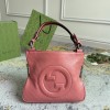 Gucci GG Marmont series pink handbag Gucci GG Marmont series pink handbag