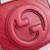 Gucci GG Marmont series red quilted handbag crossbody bag Gucci GG Marmont series red quilted handbag crossbody bag