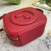 Gucci GG Marmont series red quilted handbag crossbody bag Gucci GG Marmont series red quilted handbag crossbody bag