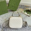 Gucci GG Marmont series red quilted handbag crossbody bag Gucci GG Marmont series red quilted handbag crossbody bag