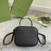 Gucci GG Marmont series black quilted handbag crossbody bag Gucci GG Marmont series black quilted handbag crossbody bag
