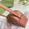 Gucci GG Marmont series brown quilted handbag crossbody bag Gucci GG Marmont series brown quilted handbag crossbody bag
