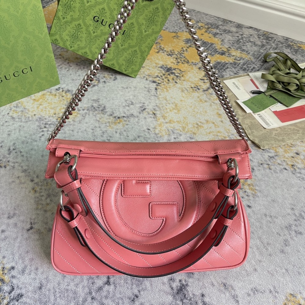 Gucci GG Marmont series pink handbag Gucci GG Marmont series pink handbag