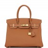 Hermès Birkin 30 Gold Togo Gold Hardware