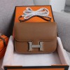 Hermès Constance 19 series exquisite hardware solid brown leather bag Hermès Constance 19 series exquisite hardware solid brown leather bag