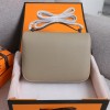 Hermès Constance 19 series exquisite hardware ceramic gray leather bag Hermès Constance 19 series exquisite hardware ceramic gray leather bag