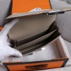 Hermès Constance 19 series exquisite hardware ceramic gray leather bag Hermès Constance 19 series exquisite hardware ceramic gray leather bag