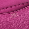 Hermès Constance 19 series exquisite hardware bright pink leather bag Hermès Constance 19 series exquisite hardware bright pink leather bag