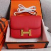 Hermès Constance 19 series exquisite hardware red leather bag Hermès Constance 19 series exquisite hardware red leather bag