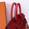 Hermes Birkin red exquisite hardware handbag Hermes Birkin red exquisite hardware handbag