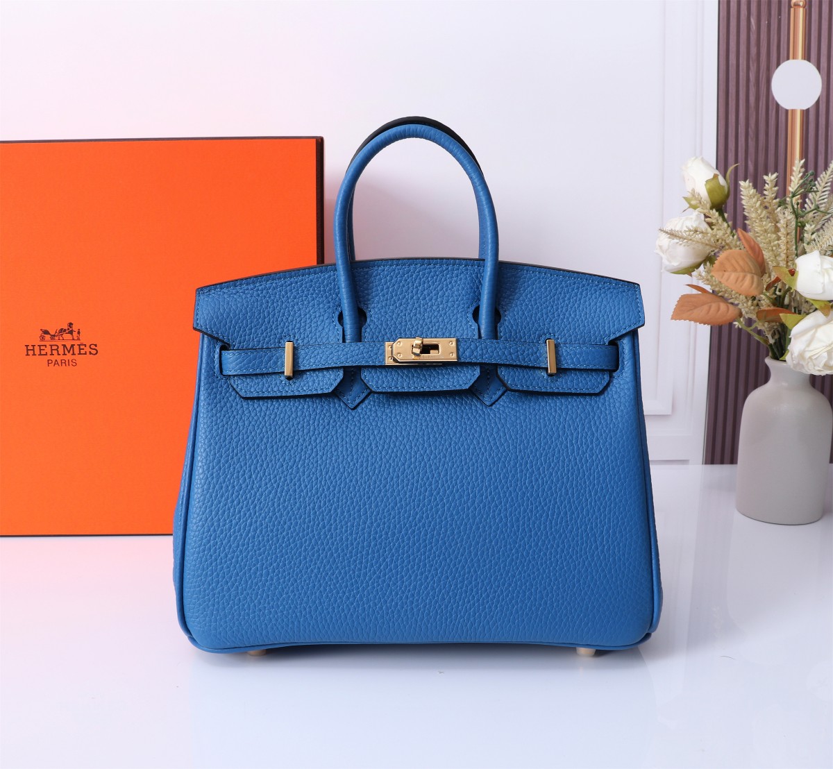 Hermes Birkin Deep Blue Exquisite Hardware Handbag Hermes Birkin Deep Blue Exquisite Hardware Handbag