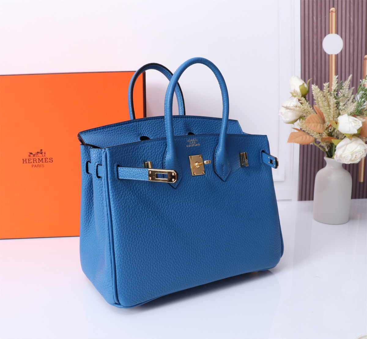 Hermes Birkin Deep Blue Exquisite Hardware Handbag Hermes Birkin Deep Blue Exquisite Hardware Handbag