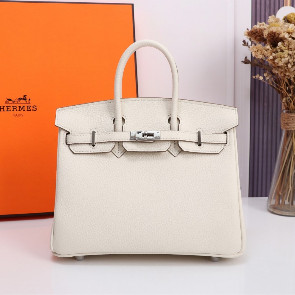 Hermes Birkin pure white exquisite hardware handbag Hermes Birkin pure white exquisite hardware handbag