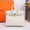 Hermes Birkin pure white exquisite hardware handbag Hermes Birkin pure white exquisite hardware handbag