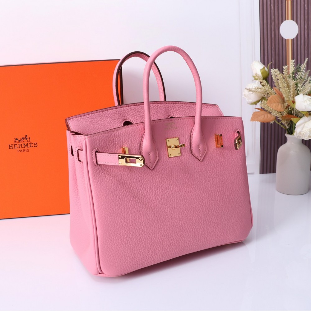 Hermes Birkin Fresh Pink Exquisite Hardware Handbag Hermes Birkin Fresh Pink Exquisite Hardware Handbag