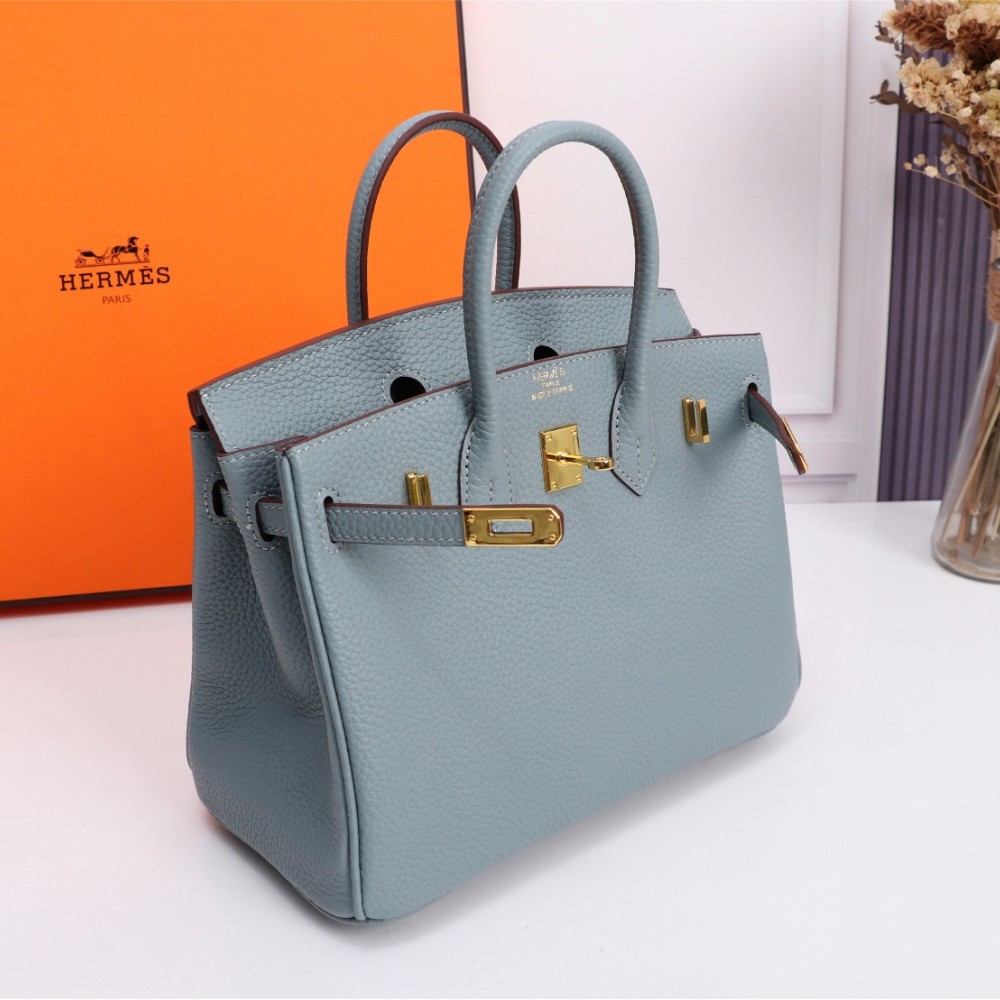Hermes Birkin rhino gray exquisite hardware handbag Hermes Birkin rhino gray exquisite hardware handbag