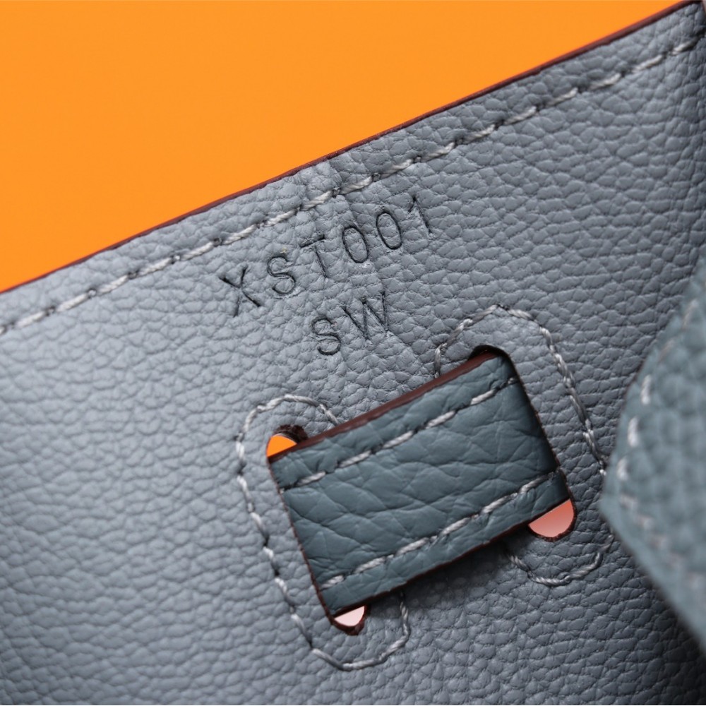 Hermes Birkin rhino gray exquisite hardware handbag Hermes Birkin rhino gray exquisite hardware handbag