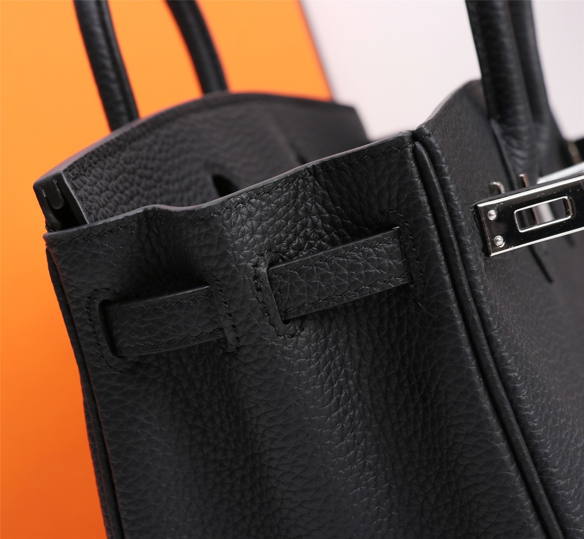 Hermes Birkin Pure Black Exquisite Hardware Handbag Hermes Birkin Pure Black Exquisite Hardware Handbag