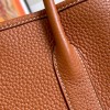 Hermès Kelly Brown Leather Magnetic Button Handbag Hermès Kelly Brown Leather Magnetic Button Handbag