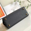 Hermès Kelly series pure black exquisite hardware genuine leather shoulder strap handbag Hermès Kelly series pure black exquisite hardware genuine leather shoulder strap handbag