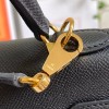 Hermès Kelly series pure black exquisite hardware genuine leather shoulder strap handbag Hermès Kelly series pure black exquisite hardware genuine leather shoulder strap handbag