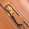 Hermès classic brown exquisite hardware genuine leather shoulder strap handbag Hermès classic brown exquisite hardware genuine leather shoulder strap handbag