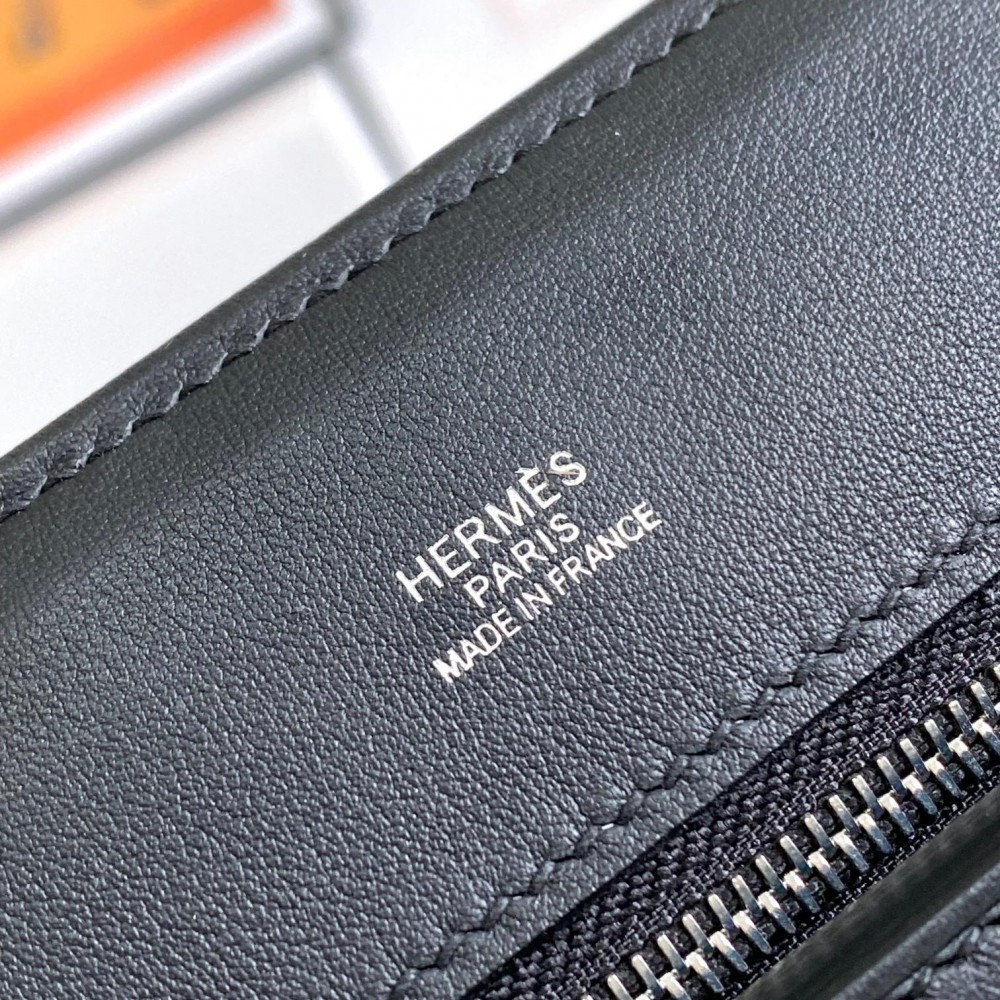 Hermès Classic  Pure Black Exquisite Hardware Genuine Leather Shoulder Strap Handbag Hermès Classic  Pure Black Exquisite Hardware Genuine Leather Shoulder Strap Handbag
