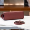 Hermès Kelly series classic cinnabar red exquisite hardware genuine leather shoulder strap handbag Hermès Kelly series classic cinnabar red exquisite hardware genuine leather shoulder strap handbag
