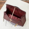 Hermès Kelly series classic cinnabar red exquisite hardware genuine leather shoulder strap handbag Hermès Kelly series classic cinnabar red exquisite hardware genuine leather shoulder strap handbag