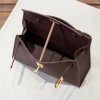 Hermès Kelly classic chocolate color exquisite hardware genuine leather shoulder strap handbag Hermès Kelly classic chocolate color exquisite hardware genuine leather shoulder strap handbag