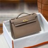 Hermès Kelly classic taupe leather shoulder strap handbag Hermès Kelly classic taupe leather shoulder strap handbag