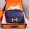 Hermès Constance 19 series exquisite hardware deep purple leather bag Hermès Constance 19 series exquisite hardware deep purple leather bag