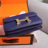 Hermès Constance 19 series exquisite hardware deep purple leather bag Hermès Constance 19 series exquisite hardware deep purple leather bag